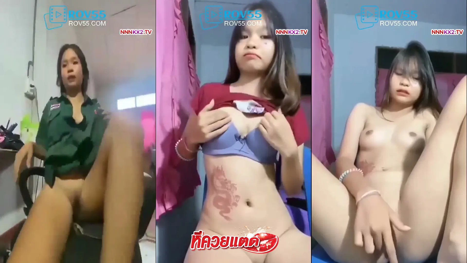 คลิปหลุดมาใหม่ นักเรียนเนตรนารีช่วงพักเที่ยง ตั้งกล้องเกี่ยวเบ็ดตัวเองสลับกับก้มลงทำให้ตัวเองโชว์ในห้องเรียนโครตเสียว